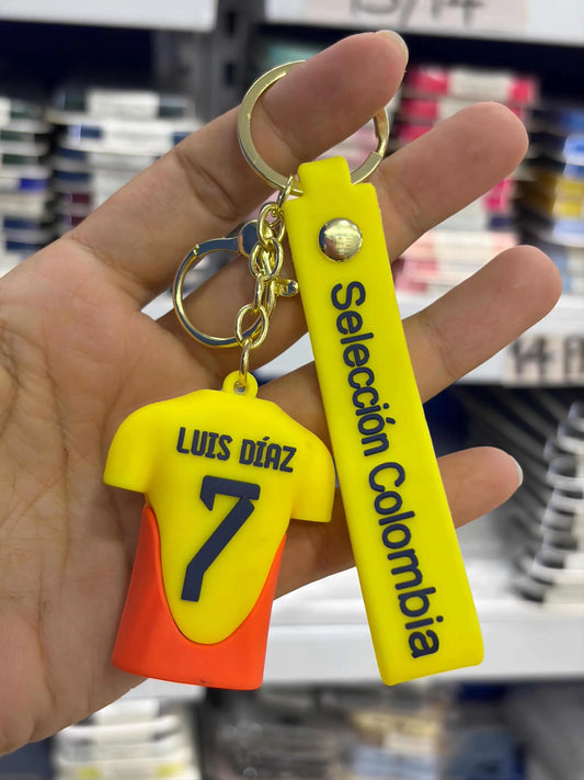 Llavero Seleccion Colombia | Luis Diaz | Camiseta | Mundial 2026 | 1 Unid
