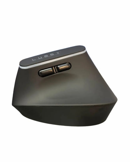 Mouse Inalambrico | Ergonomico | 2.4 Ghz + Bluetooth | Recargable | Alta Precision | Incluye Cable Para Cargar | Color Negro | LMO-01