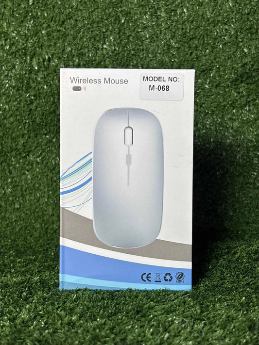 Mouse Optico Inalambrico | Dpi Ajustable De 800 A 1600 | 2.4 Gb + Bluetooth | Ergonomico | Led | Transmision En Distancia 8 A 10 Metros | Alta Precision | Incluye Cable Para Cargar