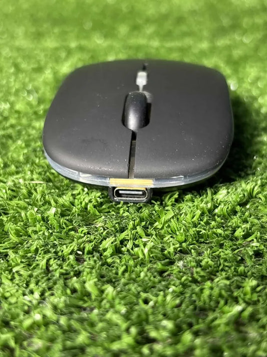 Mouse Optico Inalambrico | Dpi Ajustable De 800 A 1600 | 2.4 Gb + Bluetooth | Ergonomico | Led | Transmision En Distancia 8 A 10 Metros | Alta Precision | Incluye Cable Para Cargar