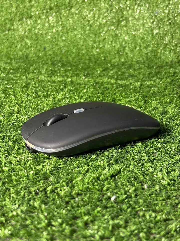 Mouse Optico Inalambrico | Dpi Ajustable De 800 A 1600 | 2.4 Gb + Bluetooth | Ergonomico | Led | Transmision En Distancia 8 A 10 Metros | Alta Precision | Incluye Cable Para Cargar