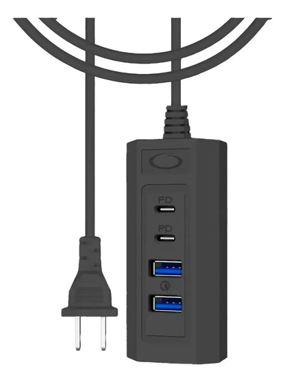 Cargador Multipuerto | Tipo C X2 Y USB X2 | PD20W | 3.0 Quick Charge | Innovatech