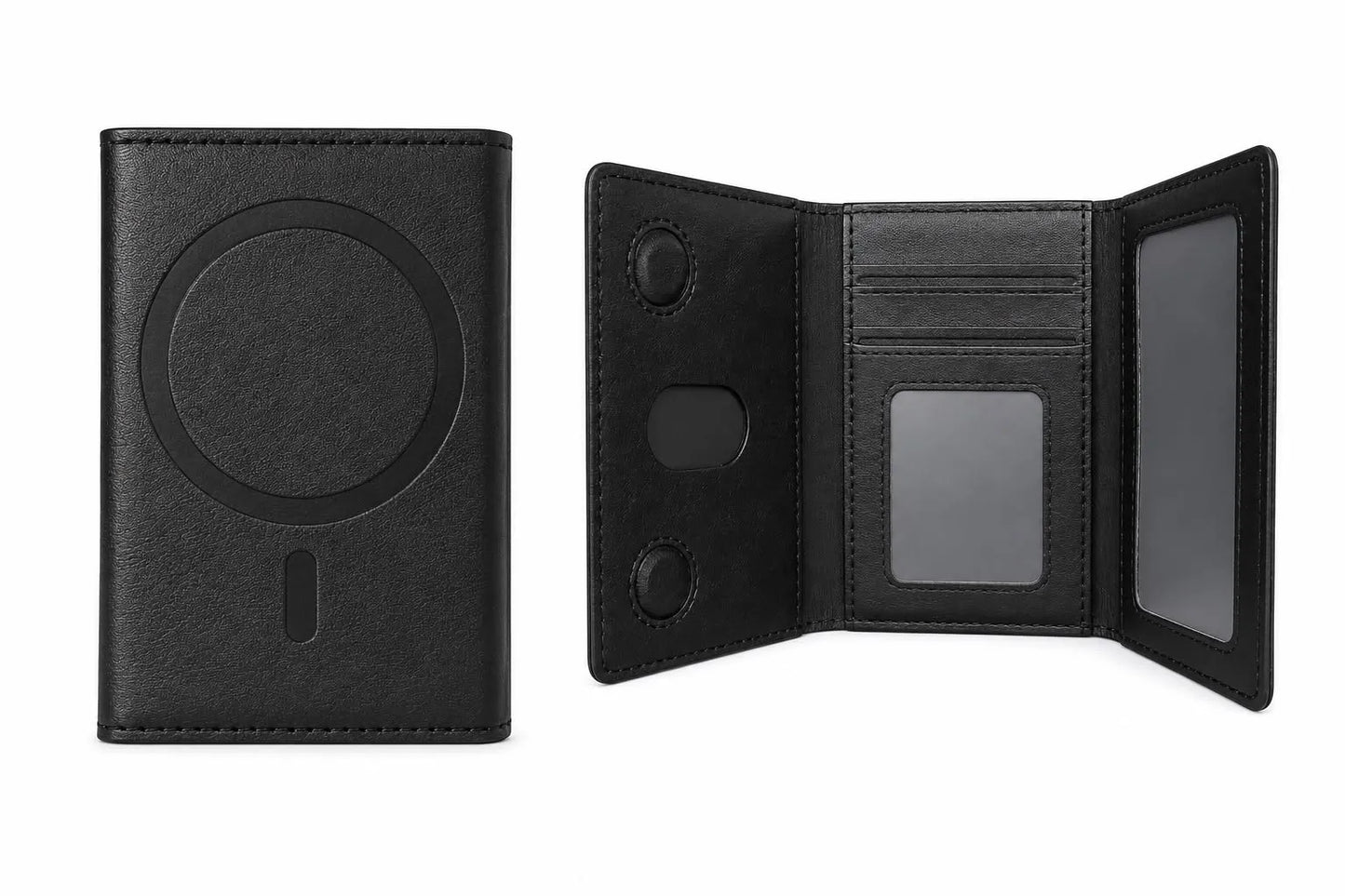 Billetera Magnetica de Cuero Premium para Celular | Porta Tarjetas 3 en 1