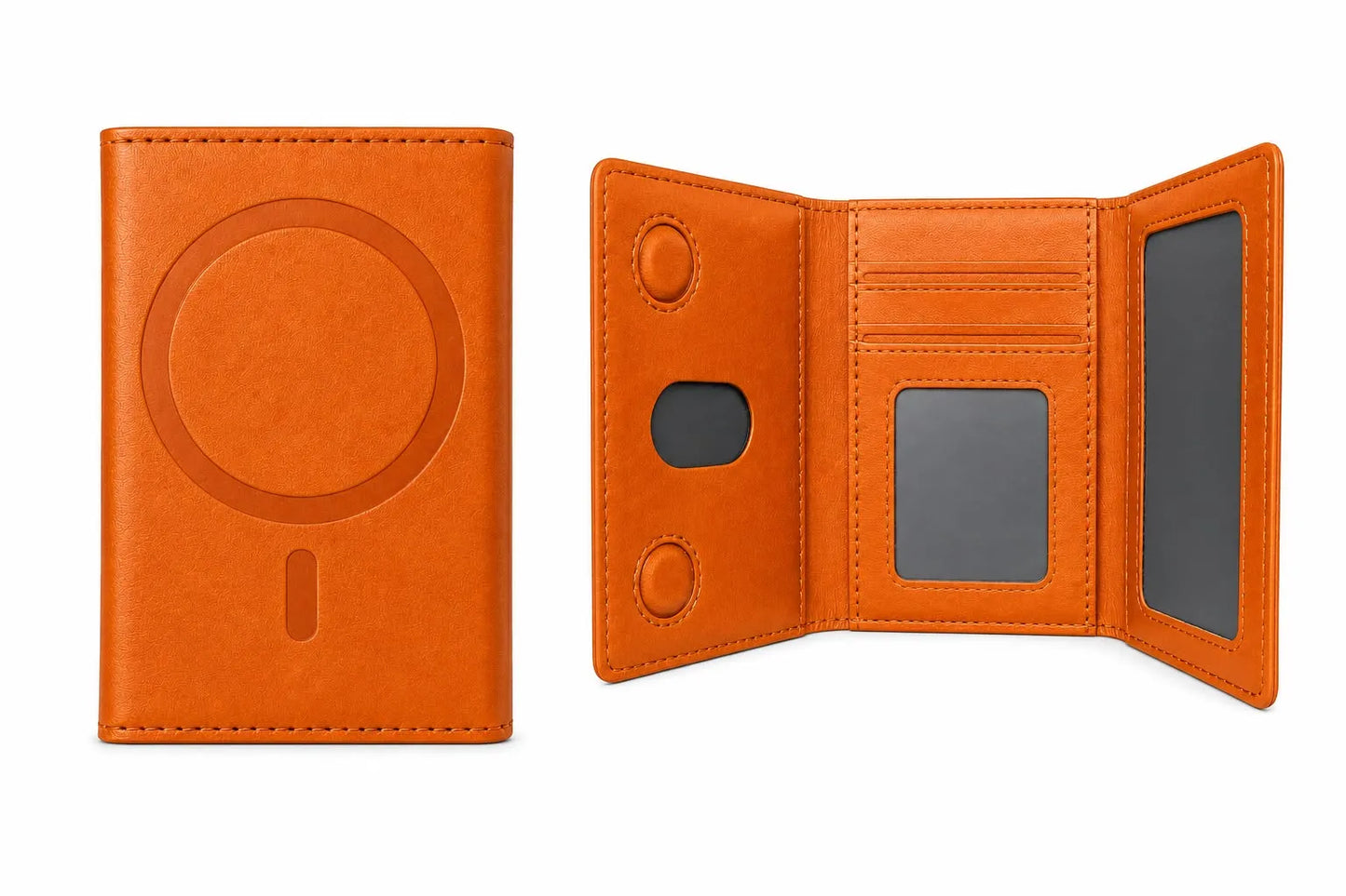 Billetera Magnetica de Cuero Premium para Celular | Porta Tarjetas 3 en 1