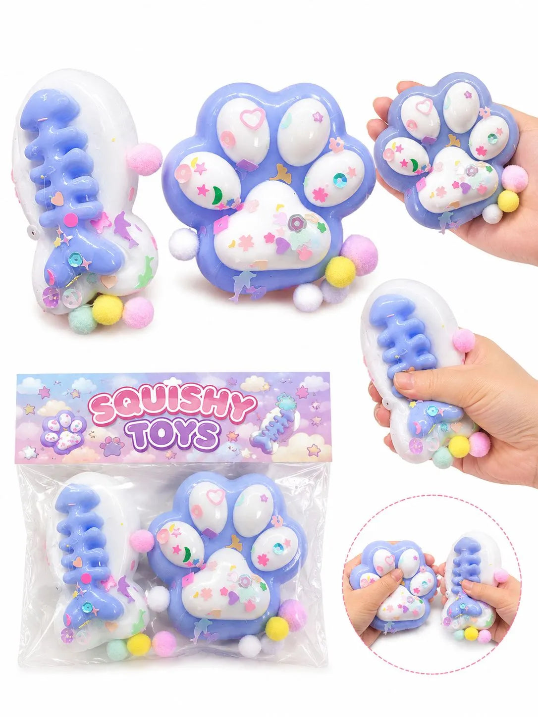 Squishy Toys | Antiestres | Niños y Adultos | Practico de llevar | Alivia sensacion de estres