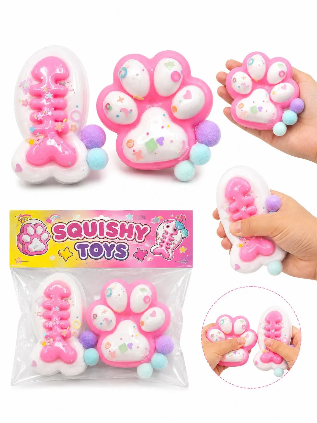 Squishy Toys | Antiestres | Niños y Adultos | Practico de llevar | Alivia sensacion de estres