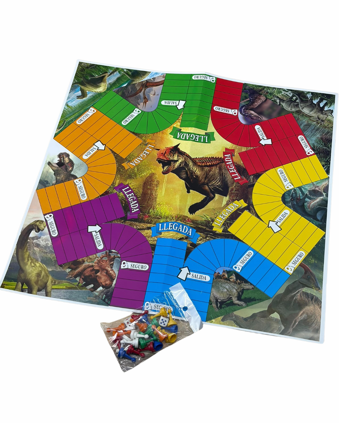 Parques 6 Puestos | Juego Tradicional | Juegos Para Niños | Familia y Amigos | Tamaño Grande | Diferentes Diseños