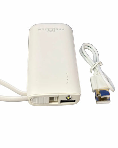 Power Bank 5.000 Mah | Entradas Tipo C Y USB | Incluye cable usb - Tipo C Y Lightning |  Premium 601 IP