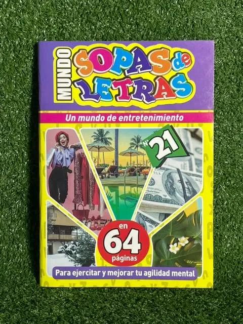 Sopa De Letras | 64 Paginas | Gym Mental | Gimnasio Mental | Juegos | Entretenimiento