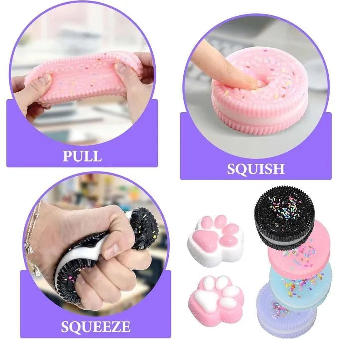 Squishy Toys | Antiestres | Niños y Adultos | Practico de llevar | Alivia sensacion de estres