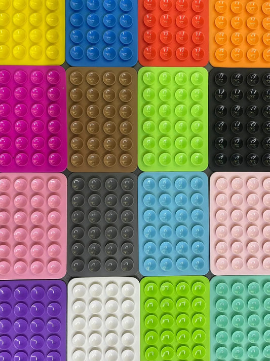 Octobuddy | Soporte Ventosa Silicona Para Celular | Pegante | Doble Chupas