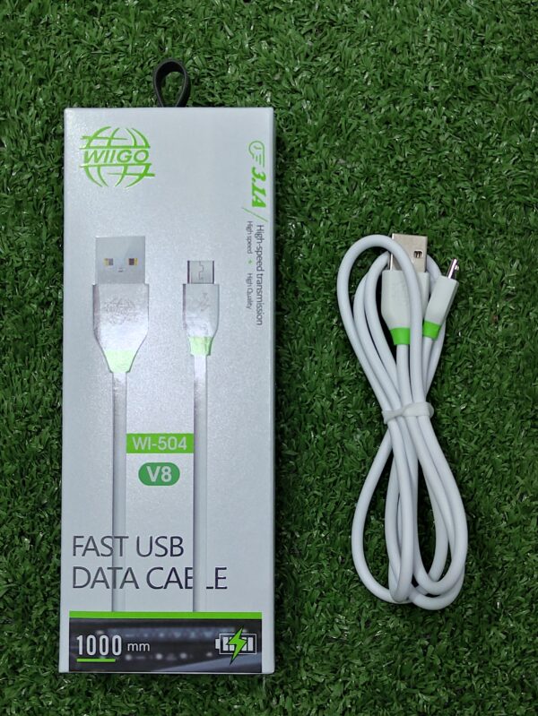 Cable Cargado USB | V8 | 3.1 A | Wiigo | 1 Metro - Imagen 5