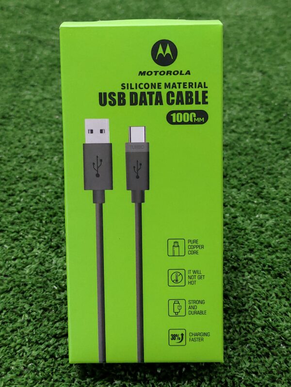 Motorola Cable Cargador Usb | Tipo C | 1 Metro | Compatible Con Todo Dispositivo - Imagen 2