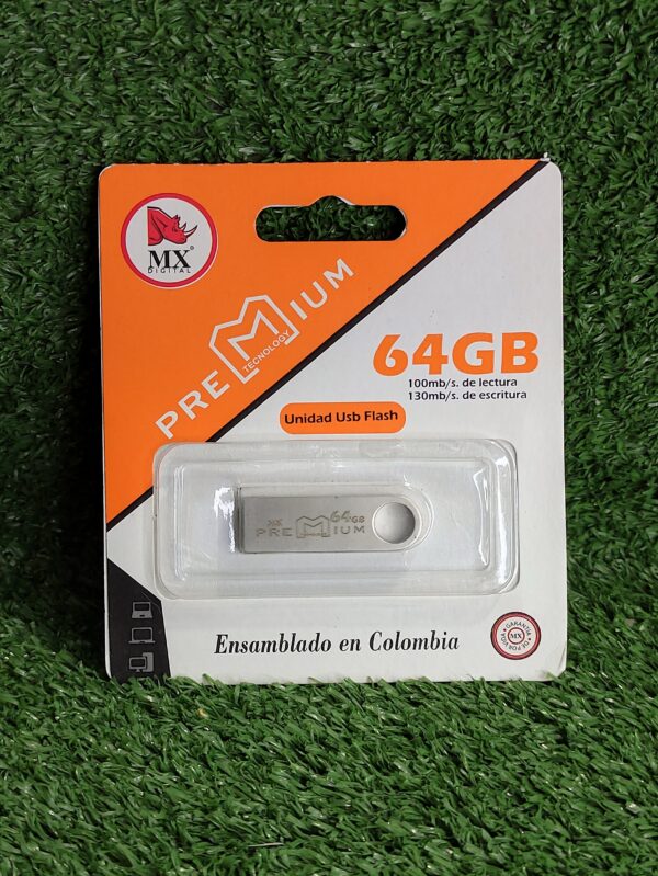 Memoria USB | 64 GB | Resistente Al Agua | MX Digital | Premium