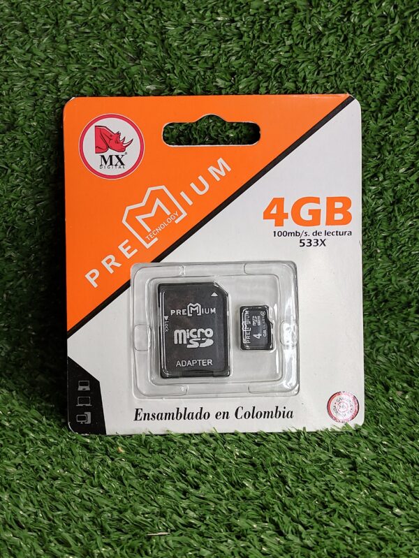 Memoria 4gb SD | Premium | Mx Digital