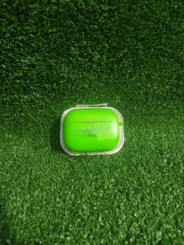 Case Airpods Pro 2da Generacion | Verde Neon | Anti Humedad | Full Proteccion | Forro Protector | Iphone | Apple