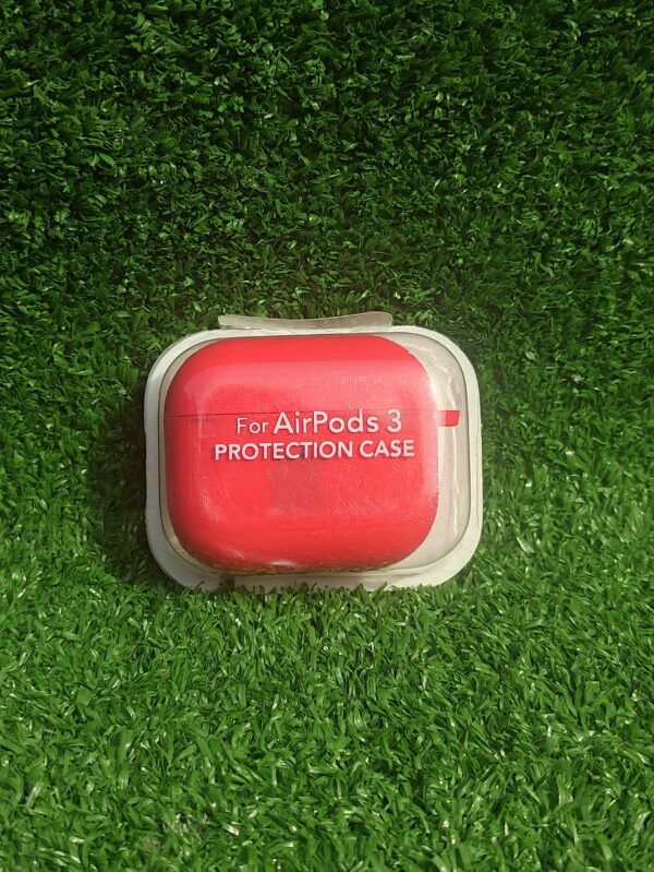 Case Airpods Serie 3 | Rojo | Anti Humedad | Full Proteccion | Forro Protector | Iphone | Apple