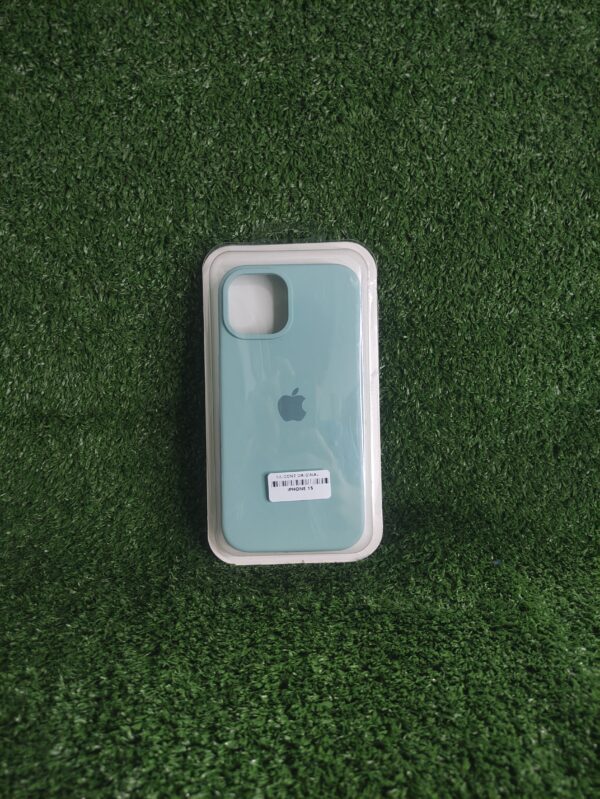 Iphone 15 | Forro Protector| Silicone Case |Azul Tiffany | Iphone | Carcasa | Funda | Anti Humedad