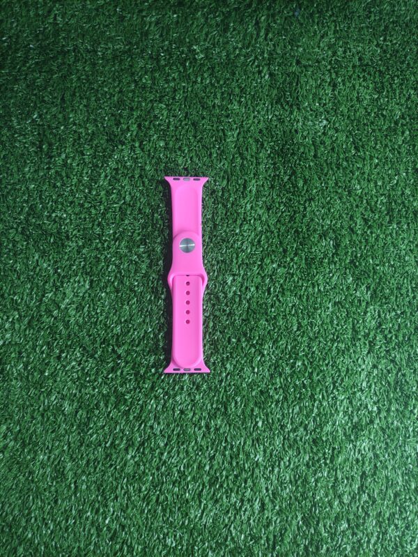 Manilla Silicona Smartwatch 40mm | Fucsia | Manilla Reloj Inteligente | Apple | Smart Watch | Talla L - Imagen 2