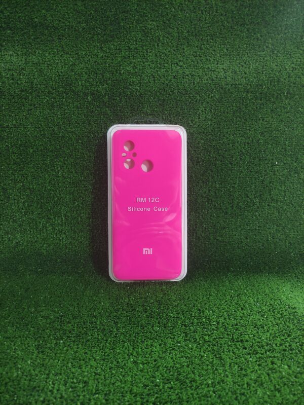 Xiaomi Redmi 12C| Forro Protector| Silicone Case |Fucsia Neon | Xiaomi | Carcasa | Funda | Anti Humedad