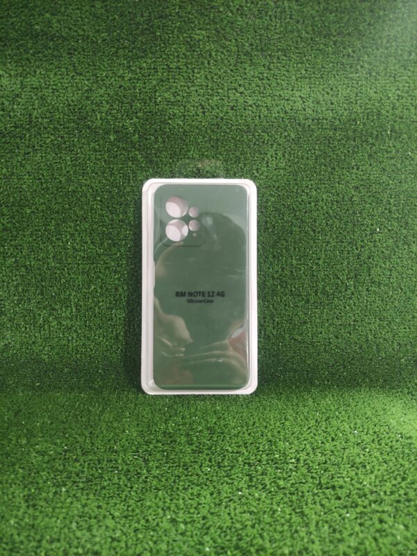 Xiaomi Redmi Note 12 4G| Forro Protector| Silicone Case |Verde Militar | Xiaomi | Carcasa | Funda | Anti Humedad