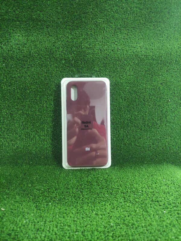 Xiaomi Redmi 9A| Forro Protector| Silicone Case |Vinotinto | Xiaomi | Carcasa | Funda | Anti Humedad