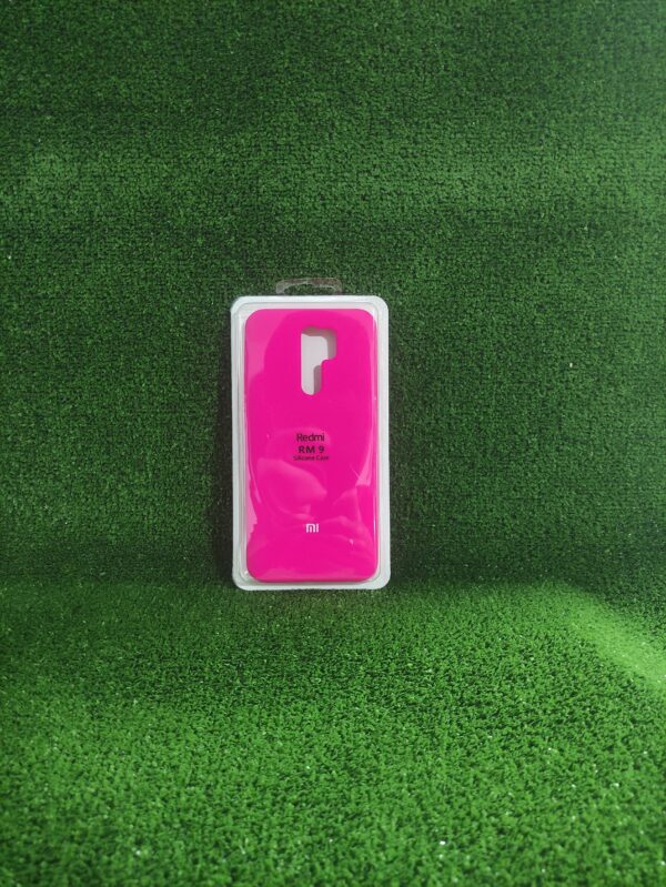 Xiaomi Redmi 9 | Forro Protector| Silicone Case |Fucsia Neon| Xiaomi | Carcasa | Funda | Anti Humedad