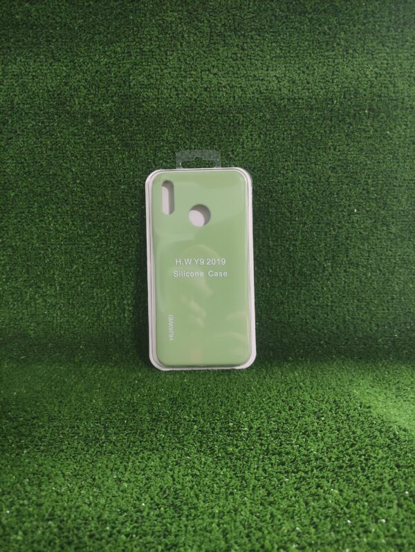 Huawei Y9 2019 | Forro Protector| Silicone Case |Verde Manzana| Huawei | Carcasa | Funda | Anti Humedad