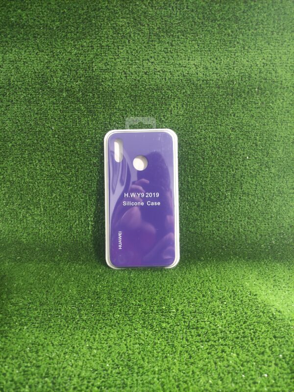 Huawei Y9 2019 | Forro Protector| Silicone Case |Morado| Huawei | Carcasa | Funda | Anti Humedad