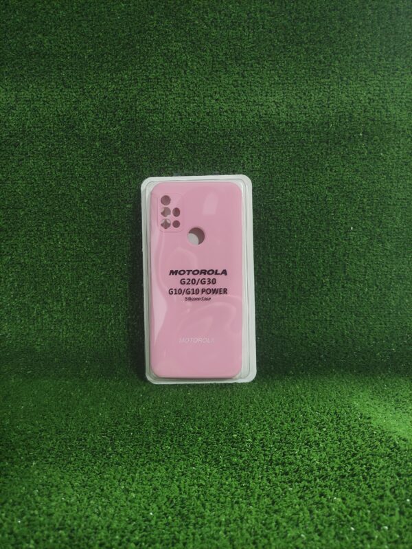 Motorola Moto G20 / G30 / G10 / G10 Power | Forro Protector| Silicone Case |Rosado| Motorola | Carcasa | Funda | Anti Humedad