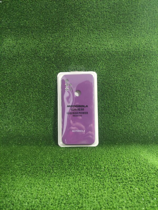 Motorola G20| Forro Protector| Silicone Case |Violeta| Motorola | Carcasa | Funda | Anti Humedad