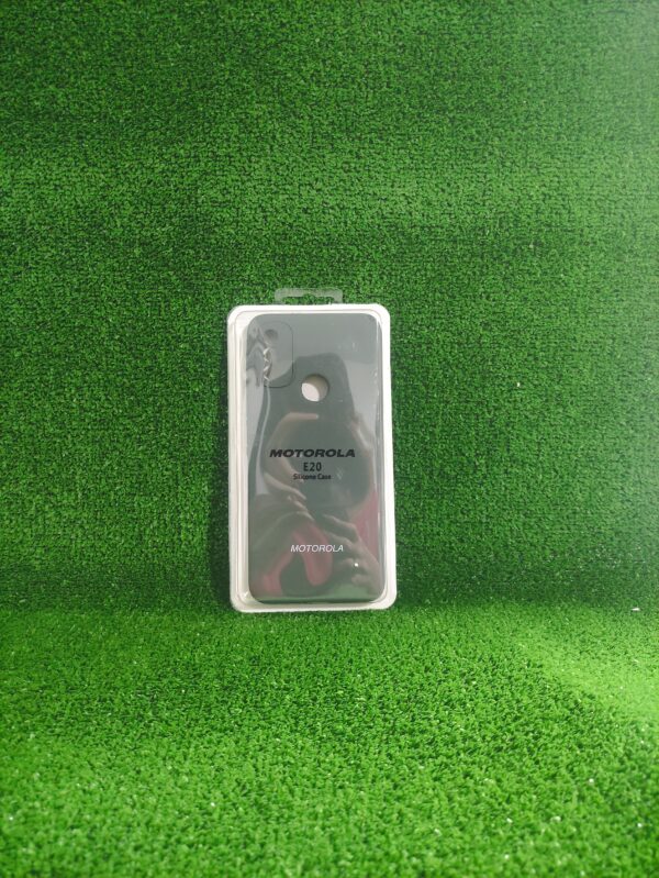 Motorola E20| Forro Protector| Silicone Case |Verde Militar| Motorola | Carcasa | Funda | Anti Humedad