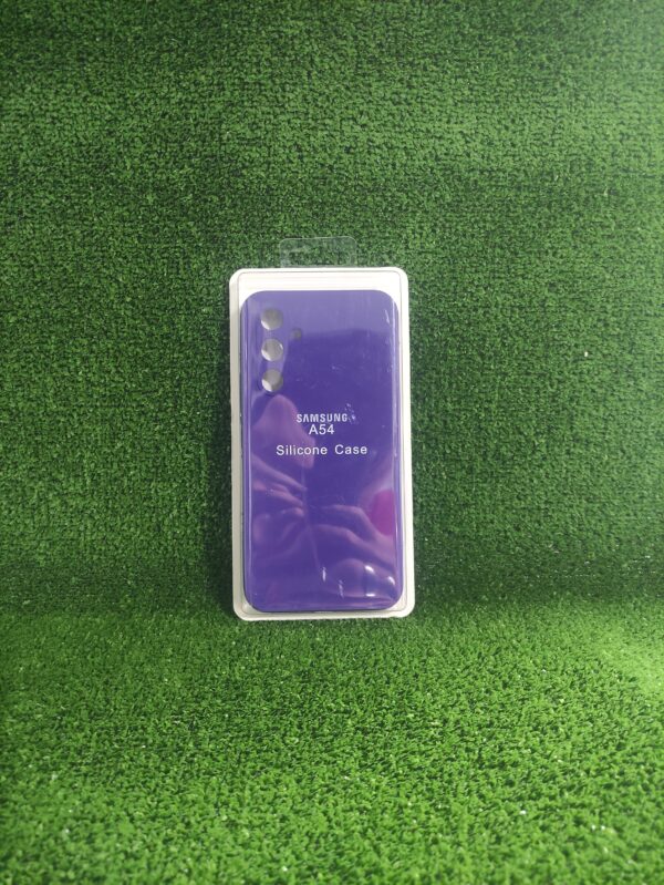 Samsung Galaxy A54| Forro Protector| Silicone Case |Morado | Samsung | Carcasa | Funda | Anti Humedad