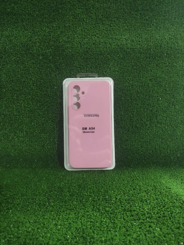 Samsung Galaxy A54| Forro Protector| Silicone Case |Rosado | Samsung | Carcasa | Funda | Anti Humedad