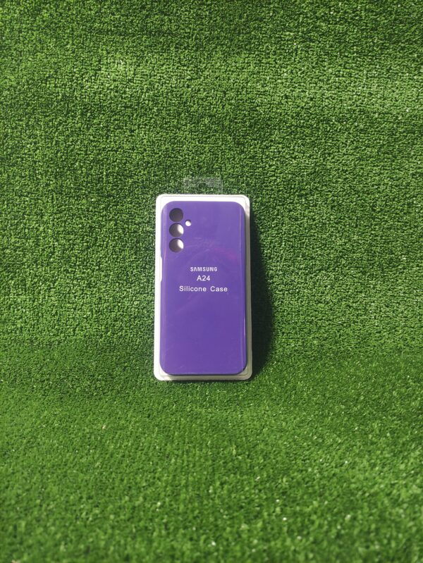 Samsung Galaxy A24| Forro Protector| Silicone Case |Morado| Samsung | Carcasa | Funda | Anti Humedad