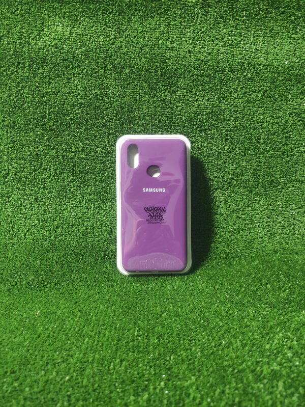 Samsung Galaxy A10S | Forro Protector| Silicone Case | Violeta | Samsung | Carcasa | Funda | Anti Humedad