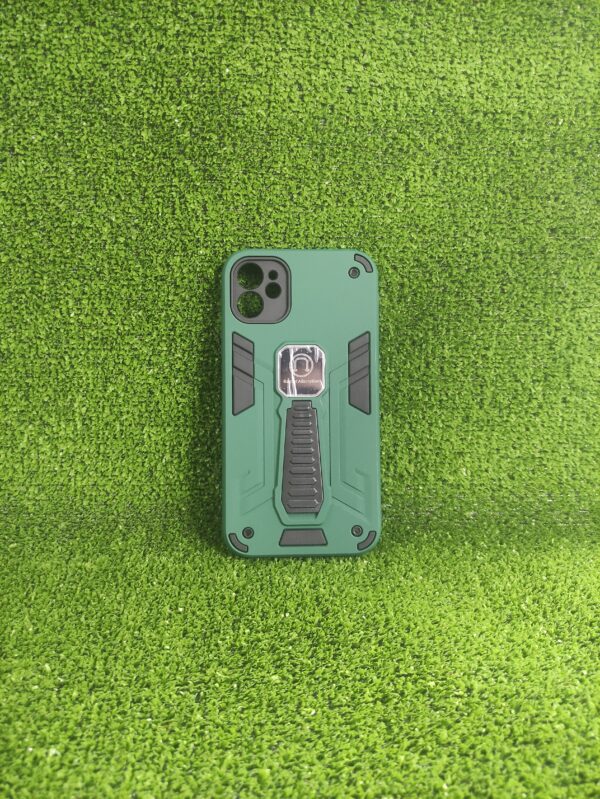 Iphone 11  | Forro Protector | Case Rigido | Proteccion 360° |Verde |Soporte incluido |  Bordes Reforzados | Iphone