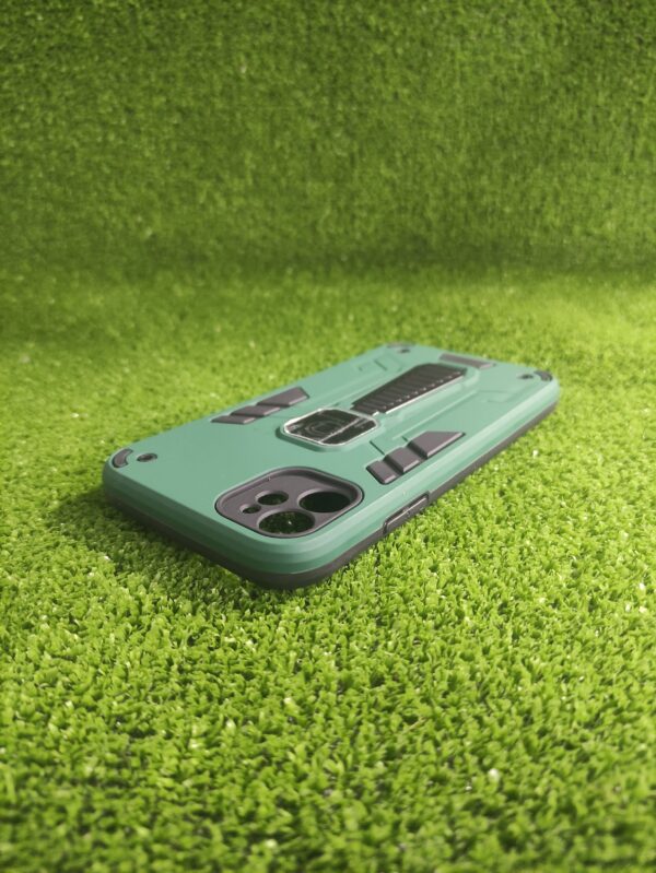 Iphone 11  | Forro Protector | Case Rigido | Proteccion 360° |Verde |Soporte incluido |  Bordes Reforzados | Iphone - Imagen 4