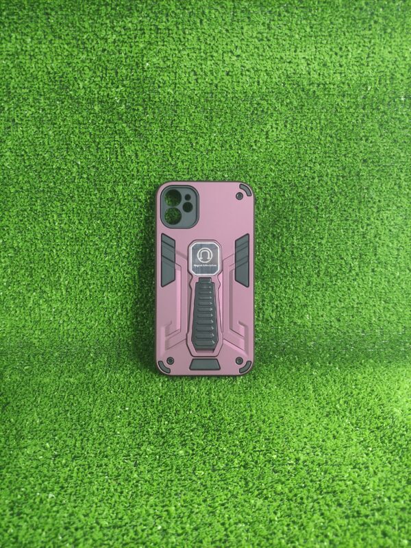 Iphone 11  | Forro Protector | Case Rigido | Proteccion 360° |Vinotinto |Soporte incluido |  Bordes Reforzados | Iphone