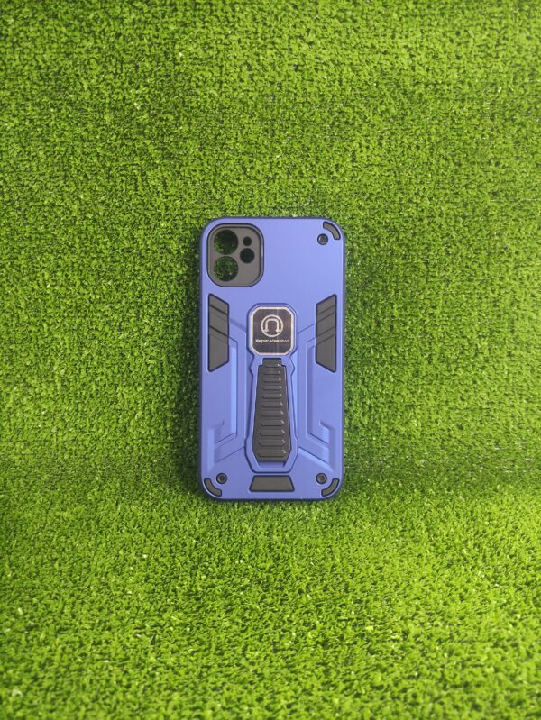 Iphone 11  | Forro Protector | Case Rigido | Proteccion 360° |Azul Rey |Soporte incluido |  Bordes Reforzados | Iphone