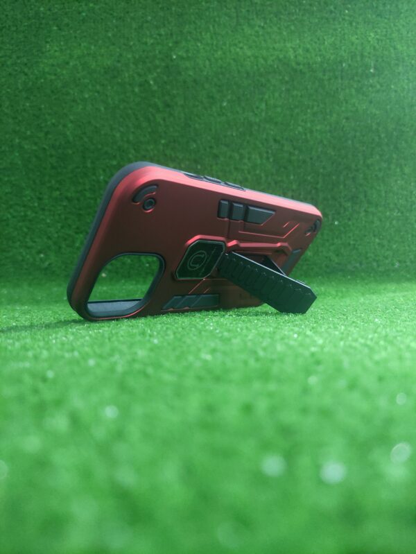 Iphone 15  | Forro Protector | Case Rigido | Proteccion 360° |Rojo |Soporte incluido |  Bordes Reforzados | Iphone | Carcasa - Imagen 5