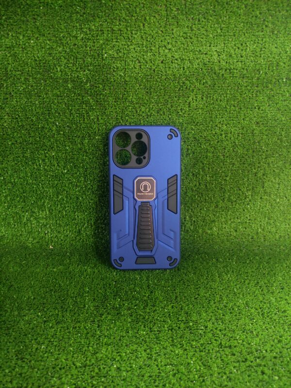 Iphone 14 Pro Max | Forro Protector | Case Rigido | Proteccion 360° |Azul Rey |Soporte incluido |  Bordes Reforzados | Iphone