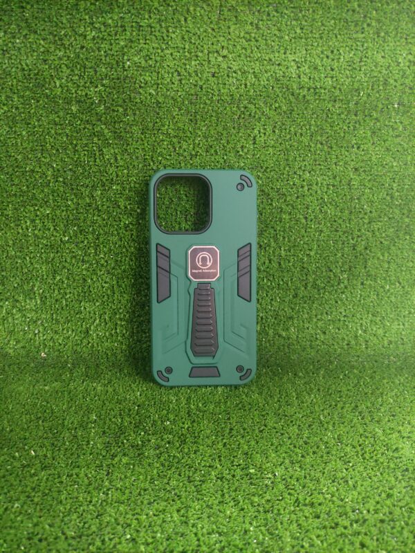 Iphone 14 Pro Max | Forro Protector | Case Rigido | Proteccion 360° |Verde |Soporte incluido |  Bordes Reforzados | Iphone