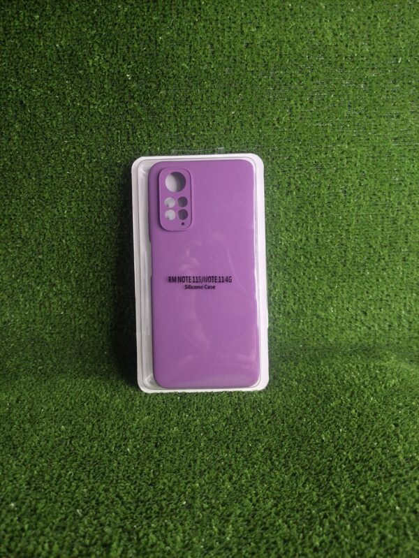 Xiaomi Redmi Note 11 4G| Forro Protector| Silicone Case |Violeta|Xiaomi  | Carcasa | Funda | Anti Humedad