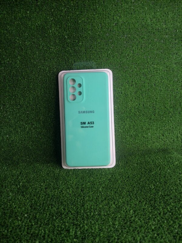 Samsung Galaxy A53  | Forro Protector| Silicone Case |Verde Menta|Samsung  | Carcasa | Funda | Anti Humedad