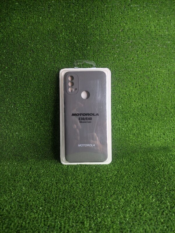 Motorola E30| Forro Protector| Silicone Case |Gris Ocaso|Motorola  | Carcasa | Funda | Anti Humedad