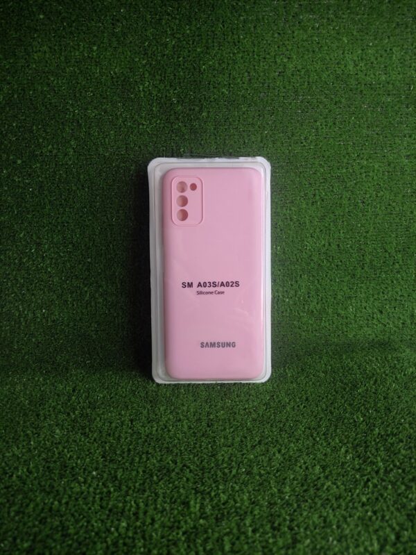 Samsung Galaxy A03S | Forro Protector| Silicone Case |Rosado |Samsung  | Carcasa | Funda | Anti Humedad