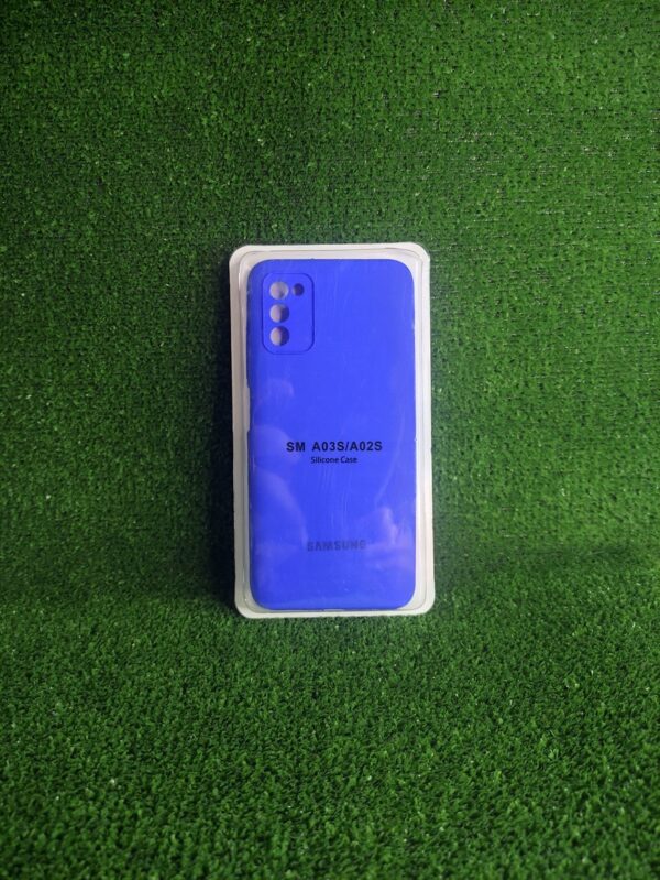 Samsung Galaxy A03S | Forro Protector| Silicone Case |Azul|Samsung  | Carcasa | Funda | Anti Humedad