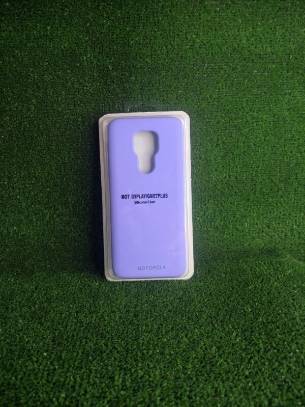 Motorola G9 Play| Forro Protector| Silicone Case |Lila|Motorola  | Carcasa | Funda | Anti Humedad