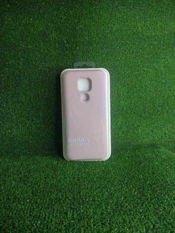 Motorola G9 Play| Forro Protector| Silicone Case |Crema|Motorola  | Carcasa | Funda | Anti Humedad